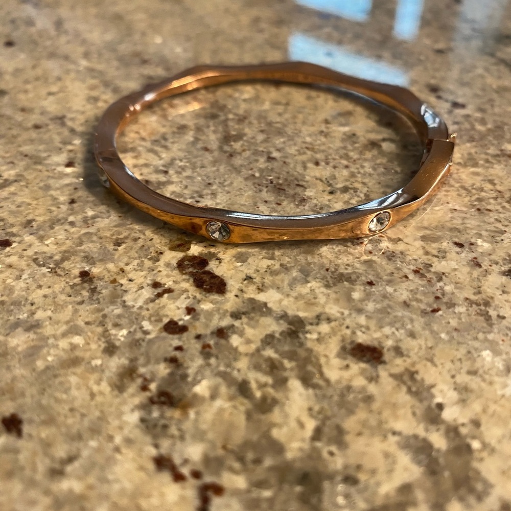 Kate Spade Heavy Metals Wave Bangle Bracelet
